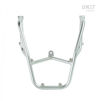 Portaequipajes trasero con asas de pasajero Aprilia Tuareg 660 Plata