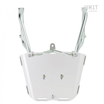 Portaequipajes trasero con asas de pasajero Aprilia Tuareg 660 Plata