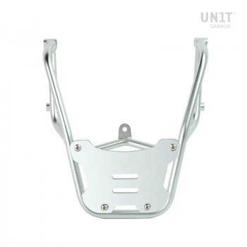 Portaequipajes trasero con asas de pasajero Aprilia Tuareg 660 Plata