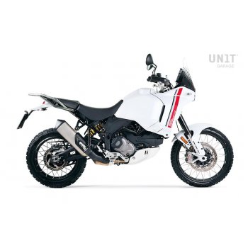 Portaequipajes trasero con asas de pasajero Ducati Desert X Plata