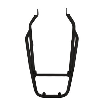 Portaequipajes trasero negro con asideros para el pasajero Triumph Scrambler 1200 X y XE.
