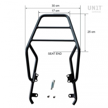 Portaequipajes trasero con asas para pasajeros