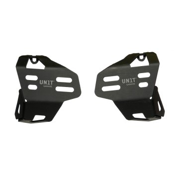 Par de tapas de colector de admisión de acero inoxidable para BMW R12 G/S