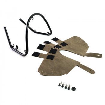 Protección de tubo con acabado dividido de cuero