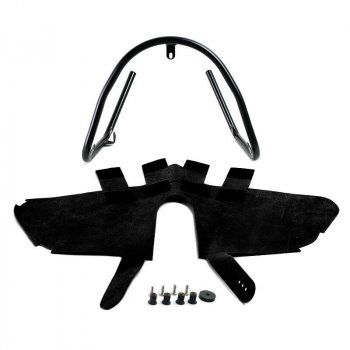 Protección de tubo con acabado dividido de cuero