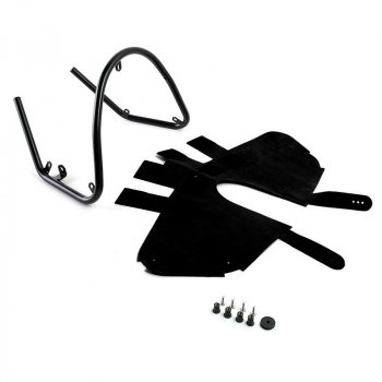 Protección de tubo con acabado dividido de cuero