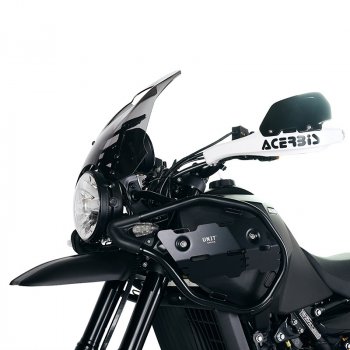 Protectores laterales de aluminio negros para Himalayan 450 (2024 en adelante)