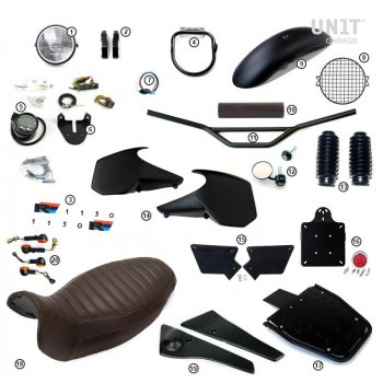 Kit básico R1150R con paneles laterales del tanque