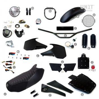 Kit básico R1150R con paneles laterales del tanque