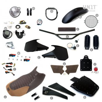 Kit básico R1150R con paneles laterales del tanque