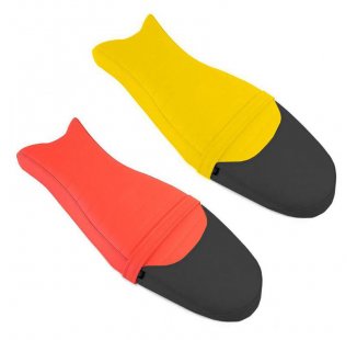 Sillín biplaza NineT en Amarillo Cielo 40 / Negro