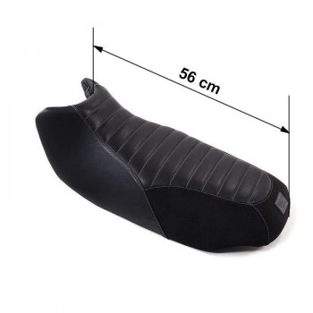 Sillín de cuero marrón, lona R850R-R1100R