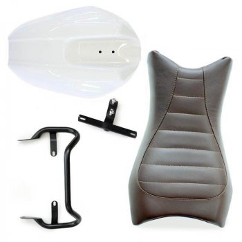 Sillín NineT monoplaza en cuero