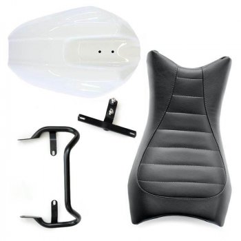 Sillín NineT monoplaza en cuero