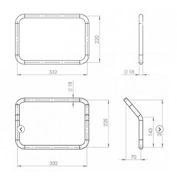 Bastidores de bolsas de aluminio Atlas nineT