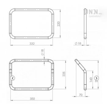 Bastidores de bolsas en aluminio R1200GS LC - R1250GS & ADV