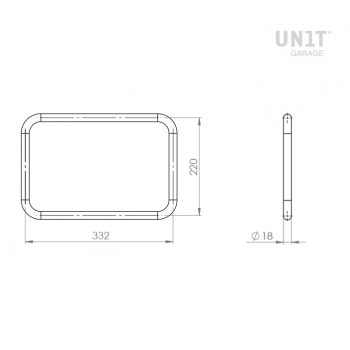R80G/S y R80 GS Bastidores básicos para alforjas de aluminio Atlas